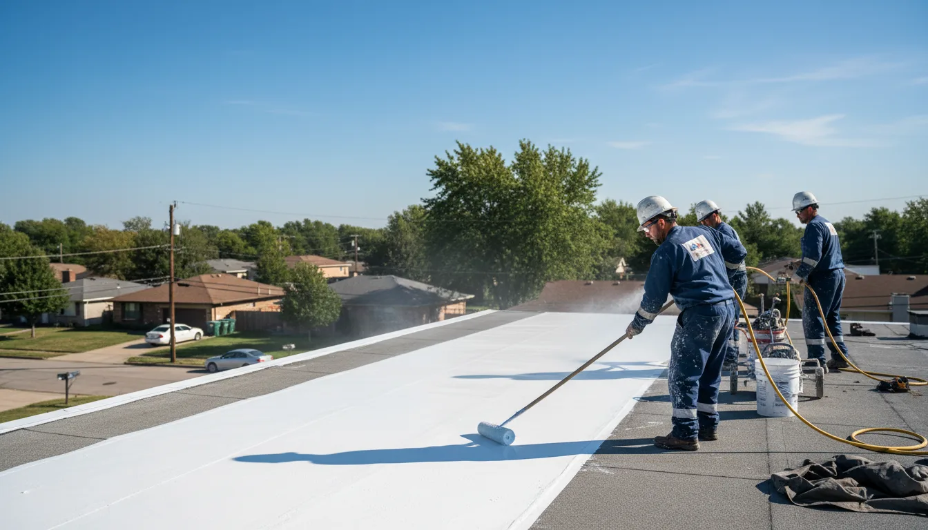 Commercial roof coating in Amboy, IN near me